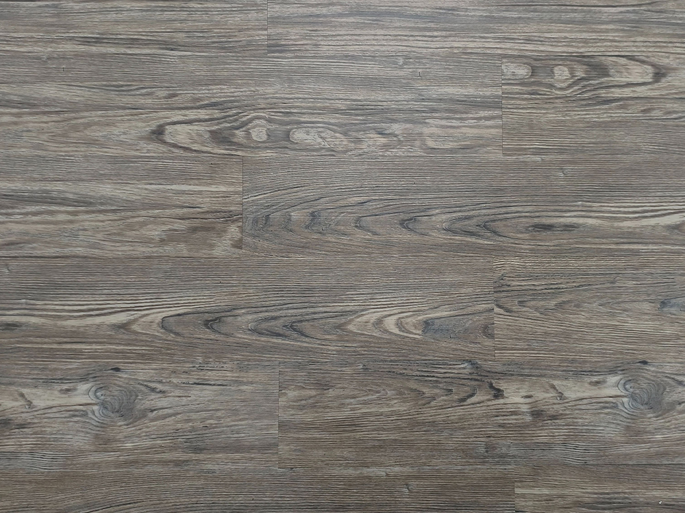 LVT フローリング ライトグレー ブラウン ウッド 6×36