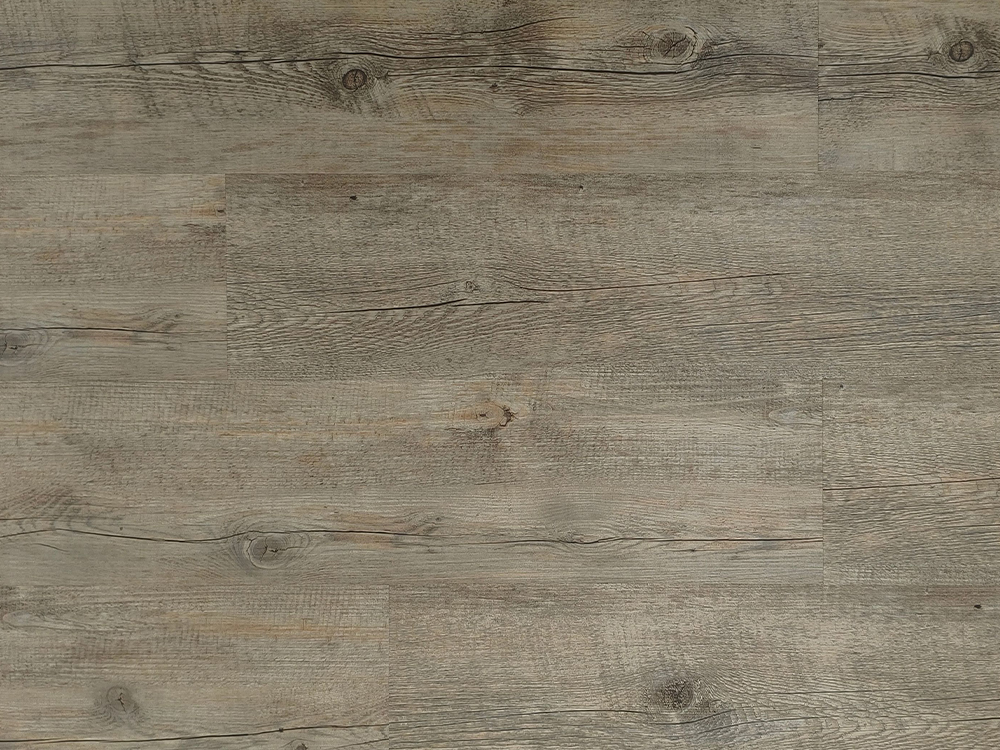 LVT フローリング ライトグレー ブラウン木目 7.25×48